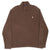 POLO RALPH LAUREN BROWN QUARTER 1/4 ZIP SWEATER SIZE XL