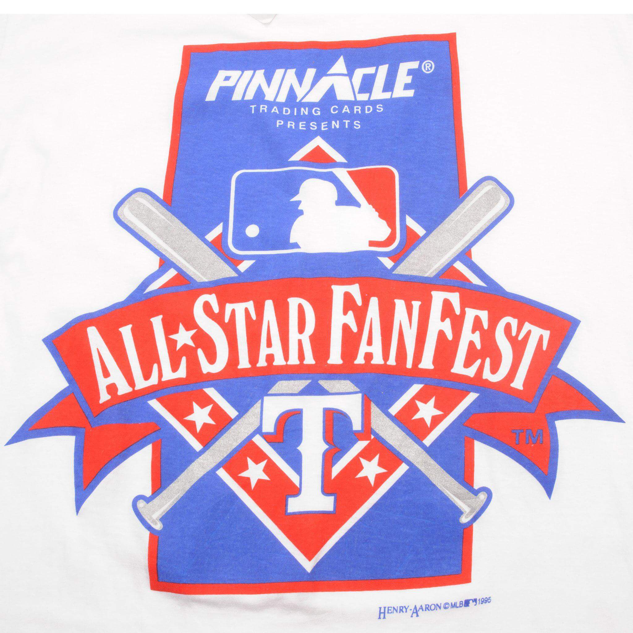 VINTAGE MLB ALL STAR FAN FEST TEE SHIRT 1995 SIZE MEDIUM MADE IN USA DEADSTOCK