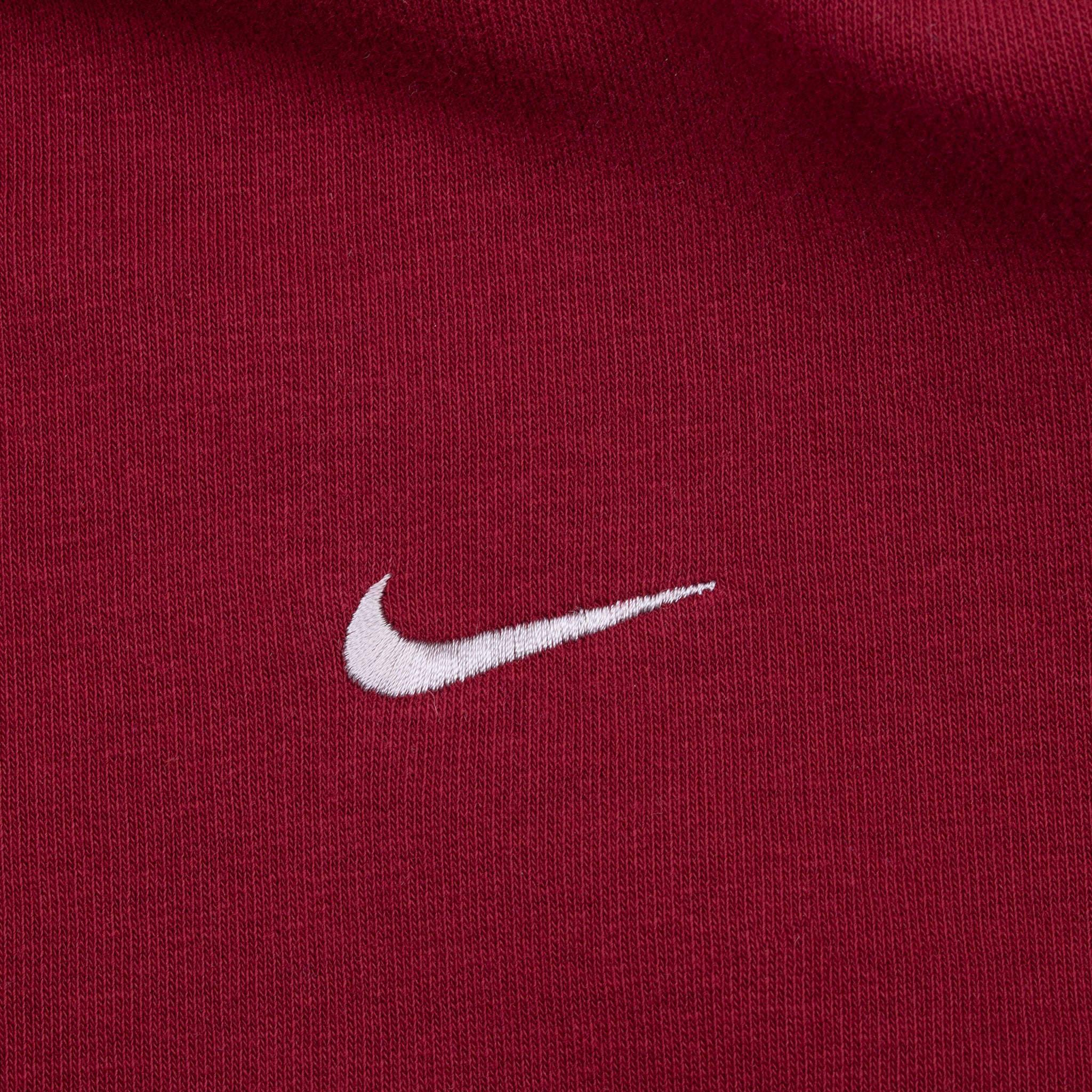 Vintage Nike Classic Swoosh Red Burgundy Sweatshirt 2000S Size XL