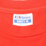 Vintage Label Tag Hanes Beefy-T 80s 1980s