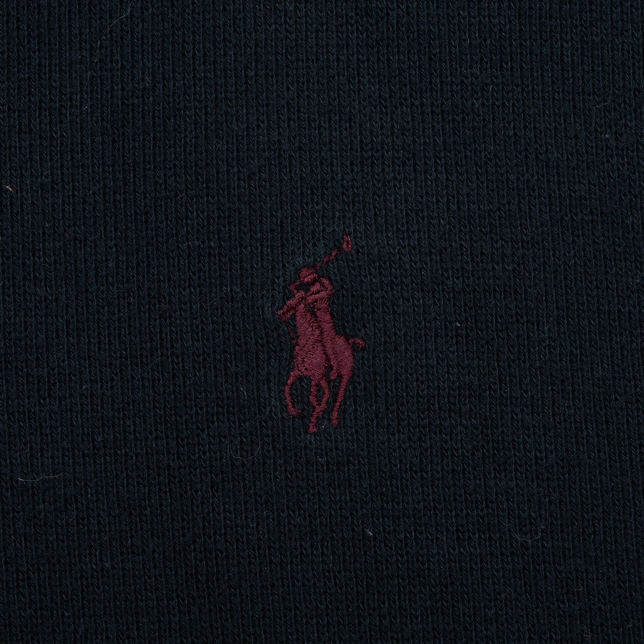 Vintage Polo Ralph Lauren Black Quarter 1/4 Zip Sweater 1990S Size Large