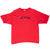 Vintage Guess Jeans Embroidered Red Tee Shirt 1990S Size Large Made In USA