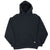 VINTAGE RUSSELL ATHLETIC BLACK BLANK HOODIE SWEATSHIRT 1990S LARGE