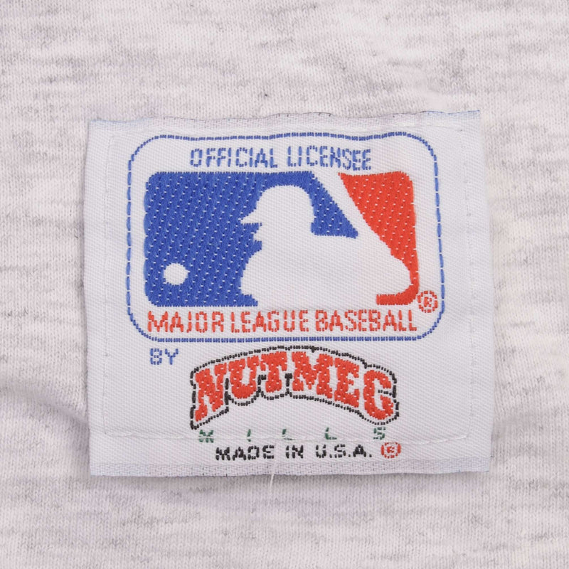 Vintage MLB Los Angeles Dodgers 1992 Tee Shirt Size Large Made In USA With Single Stitch Sleeves Nutmeg