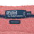 Vintage Ralph Lauren Pink Blue Stripe Knit Sweatshirt 1990S Size 2XL