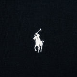 Polo Ralph Lauren Black Quarter 1/4 Zip Sweatshirt Size Medium