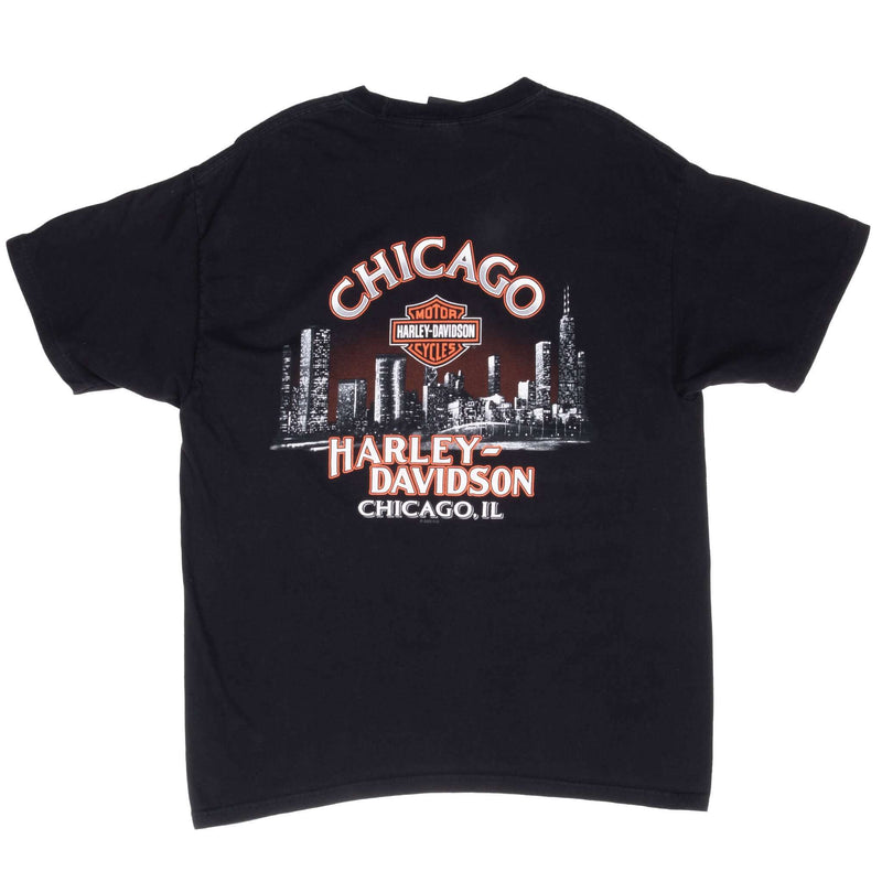 Vintage Harley Davidson Chicago Tee Shirt 2005 Size Large Made In USA