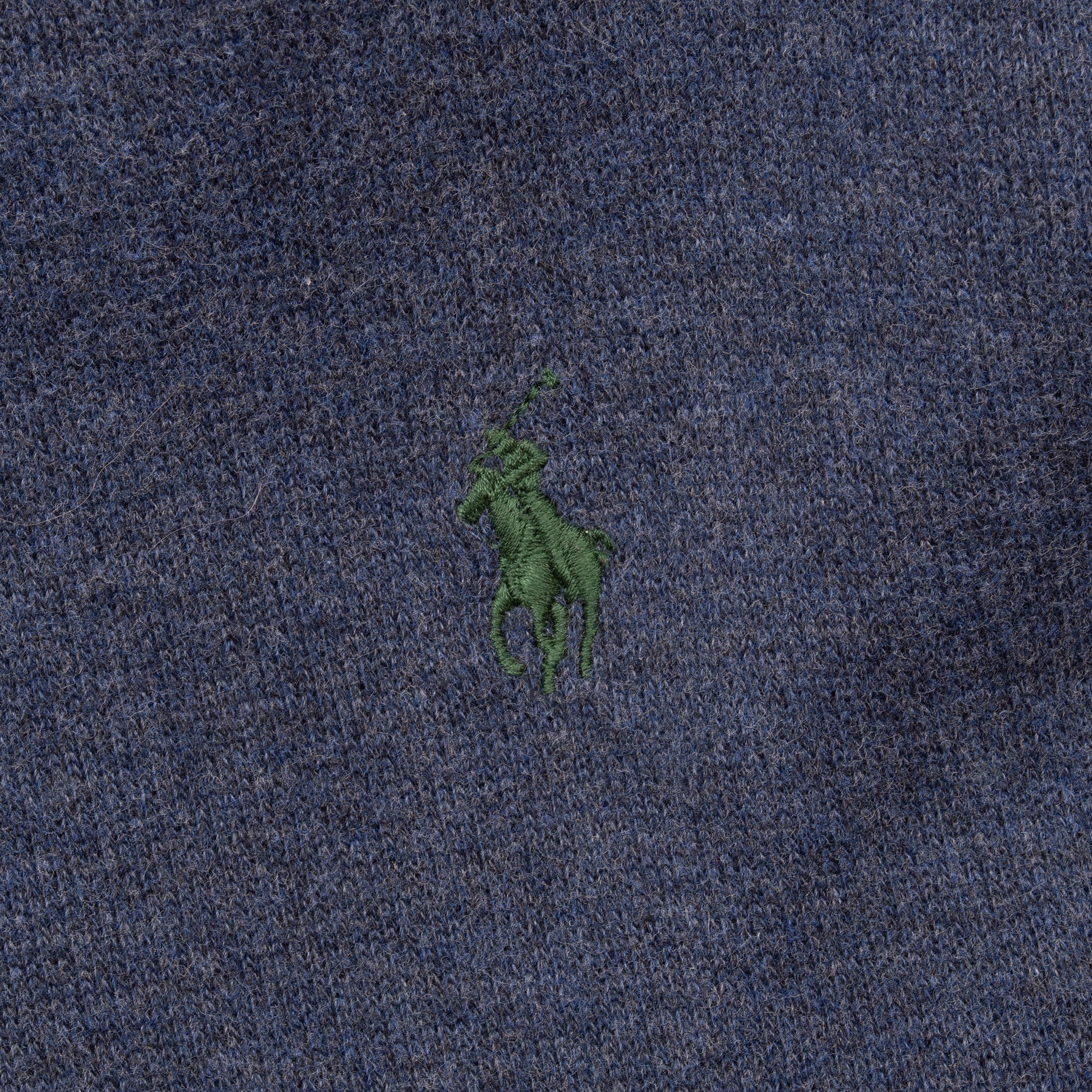 Vintage Polo Ralph Lauren Blue 1990S Hoodie Sweater Size Large