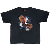 Vintage Harley Davidson Eagle Virginia Beach 2004 Tee Shirt Size 2XL