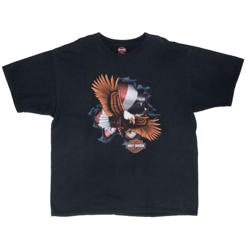 Vintage Harley Davidson Eagle Virginia Beach 2004 Tee Shirt Size 2XL