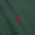 Vintage Polo Ralph Lauren Green Full Zip Hoodie Sweatshirt 1990S Size Small