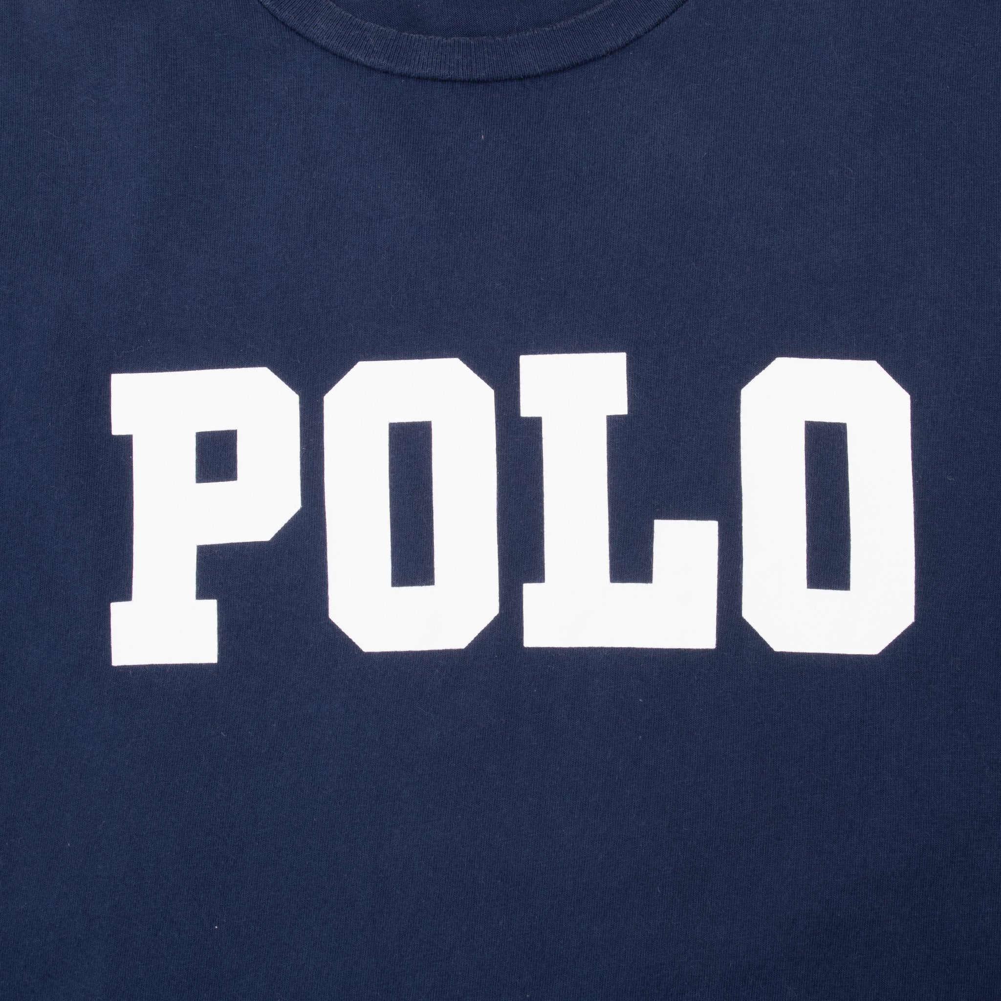 VINTAGE RALPH LAUREN POLO BLUE TEE SHIRT 1990S SIZE SMALL