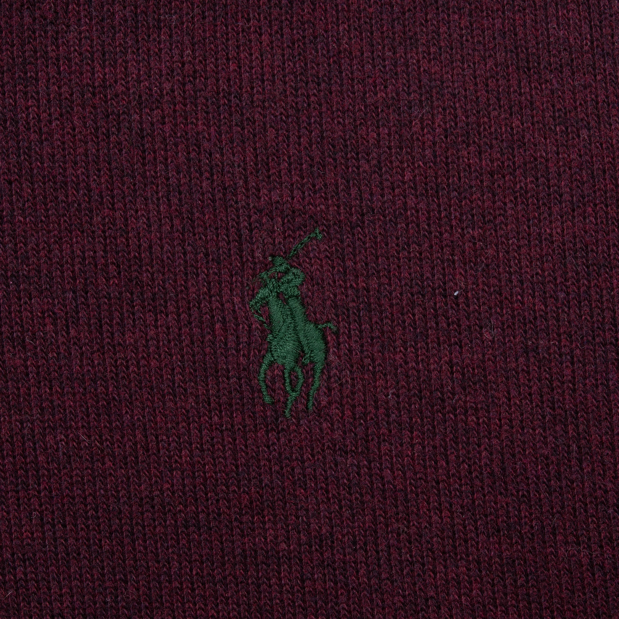 Vintage Polo Ralph Lauren Burgundy Quarter 1/4 Zip Sweater 1990S Size XL