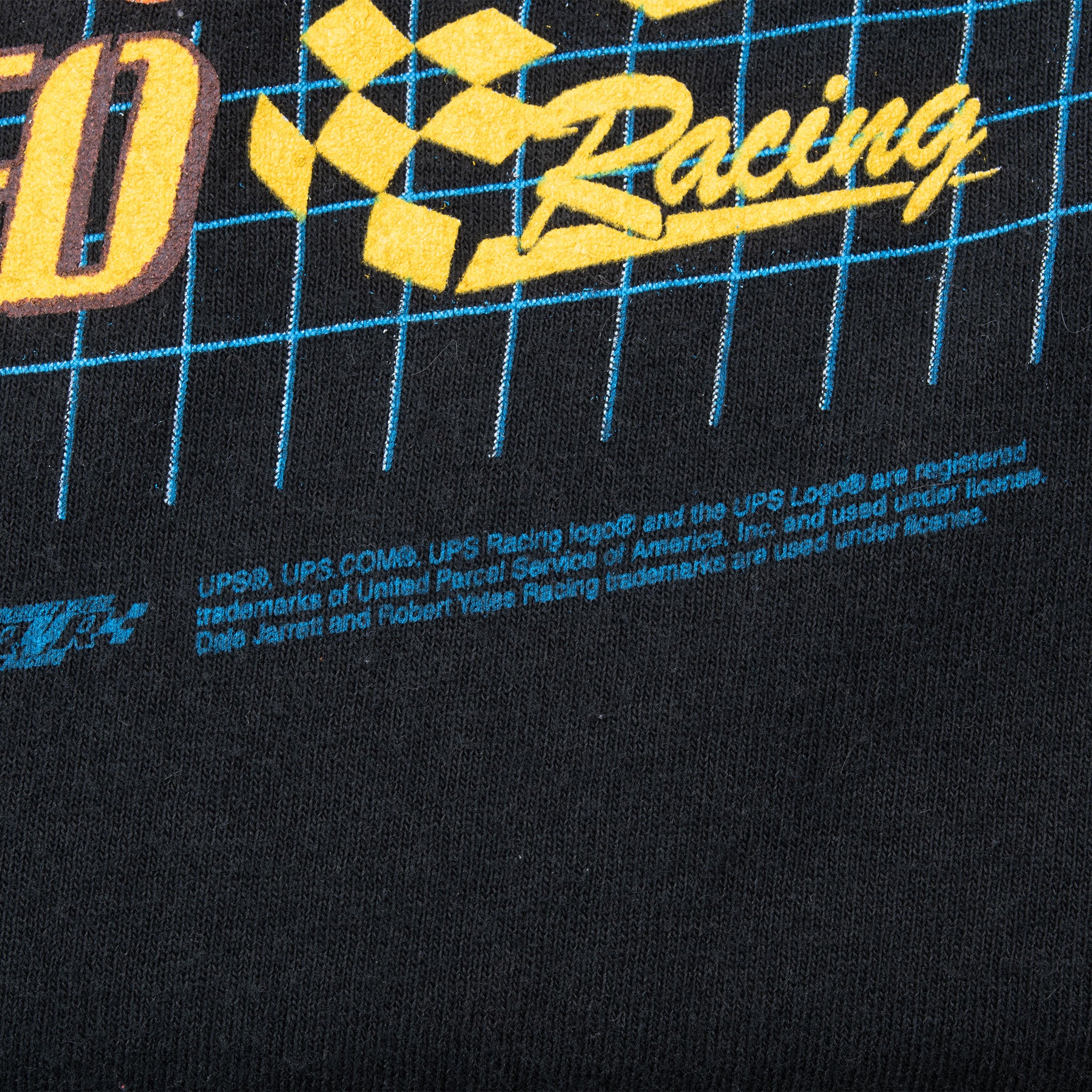 VINTAGE NASCAR DALE JARRETT UPS #88 1990S TEE SHIRT SIZE XL