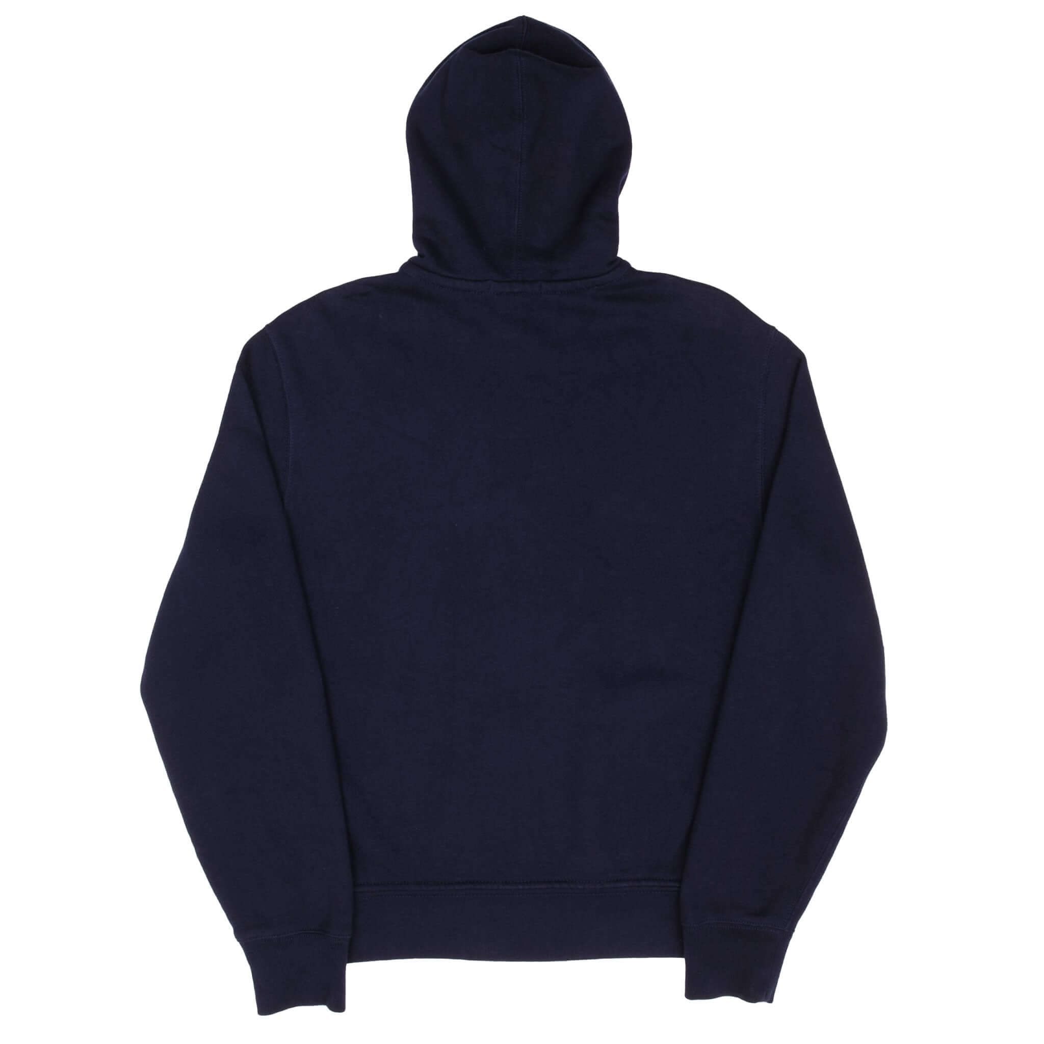 Vintage Ralph Lauren Full Zip Classic Navy Blue Hoodie Sweatshirt Size Medium