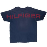 Vintage Tommy Jeans Blue Tee Shirt 1990S Size XL