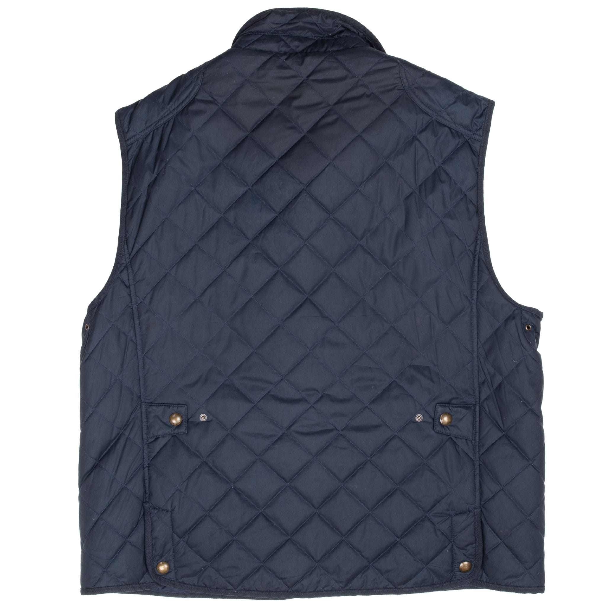 VINTAGE POLO RALPH LAUREN BLUE QUILTED VEST JACKET 2XL