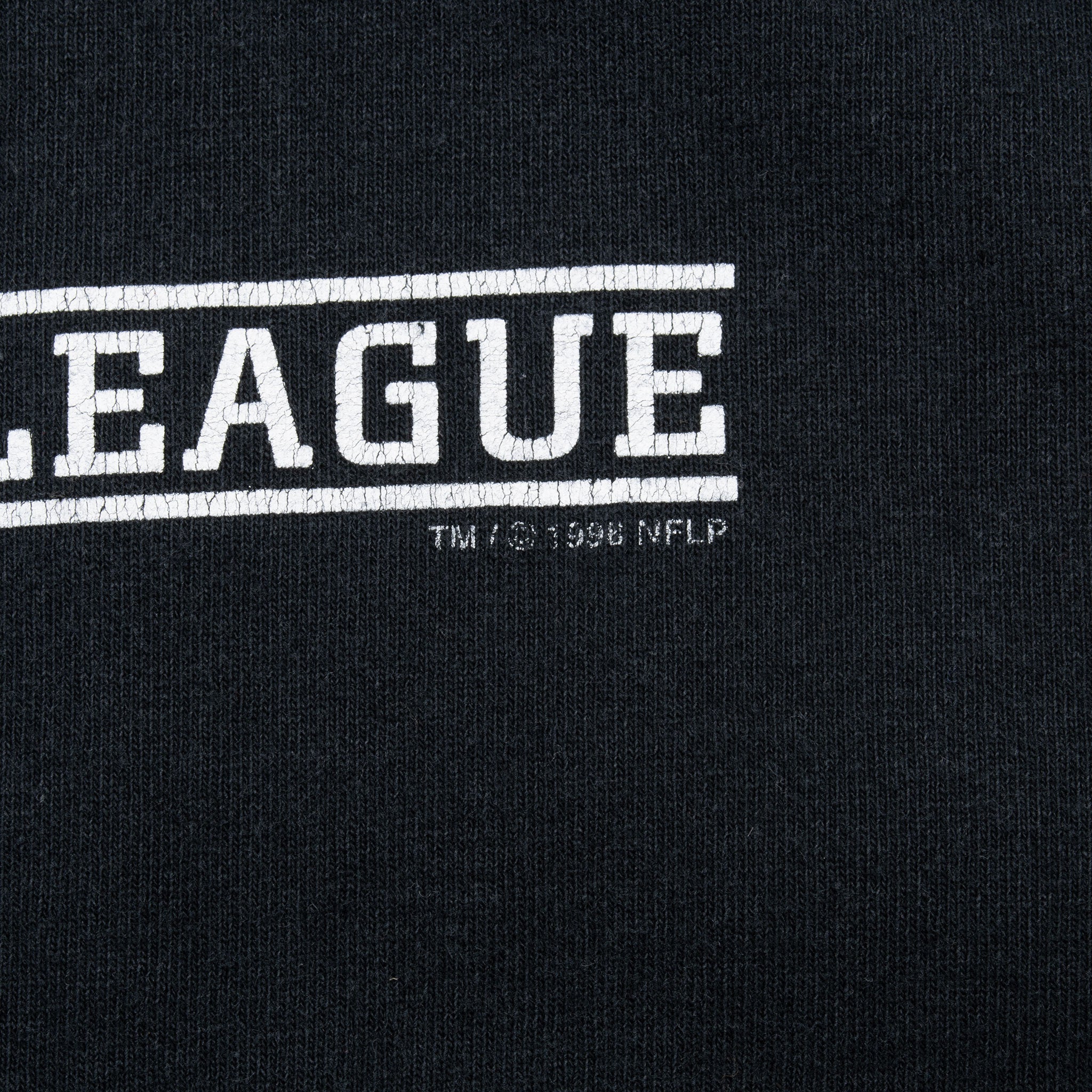 Vintage Nfl Oakland Raiders Black Tee Shirt 1998 Size Large