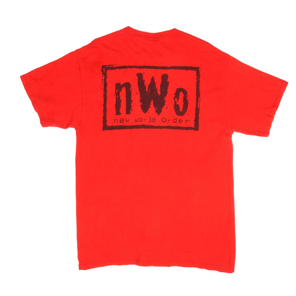 Vintage WCW NWO Wrestling Wolf 1990S Tee Shirt Size Large Made In USA