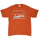 Vintage Ncaa Texas Longhorns Late 1980S Tee Shirt Size Large Made In Usa With Single Stitch Sleeves