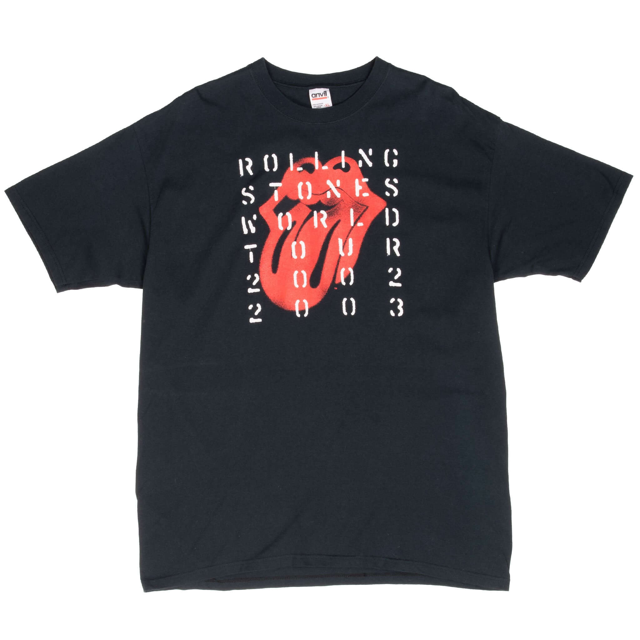 Vintage The Rolling Stones Tour 2002 2003 Tee Shirt Size XL