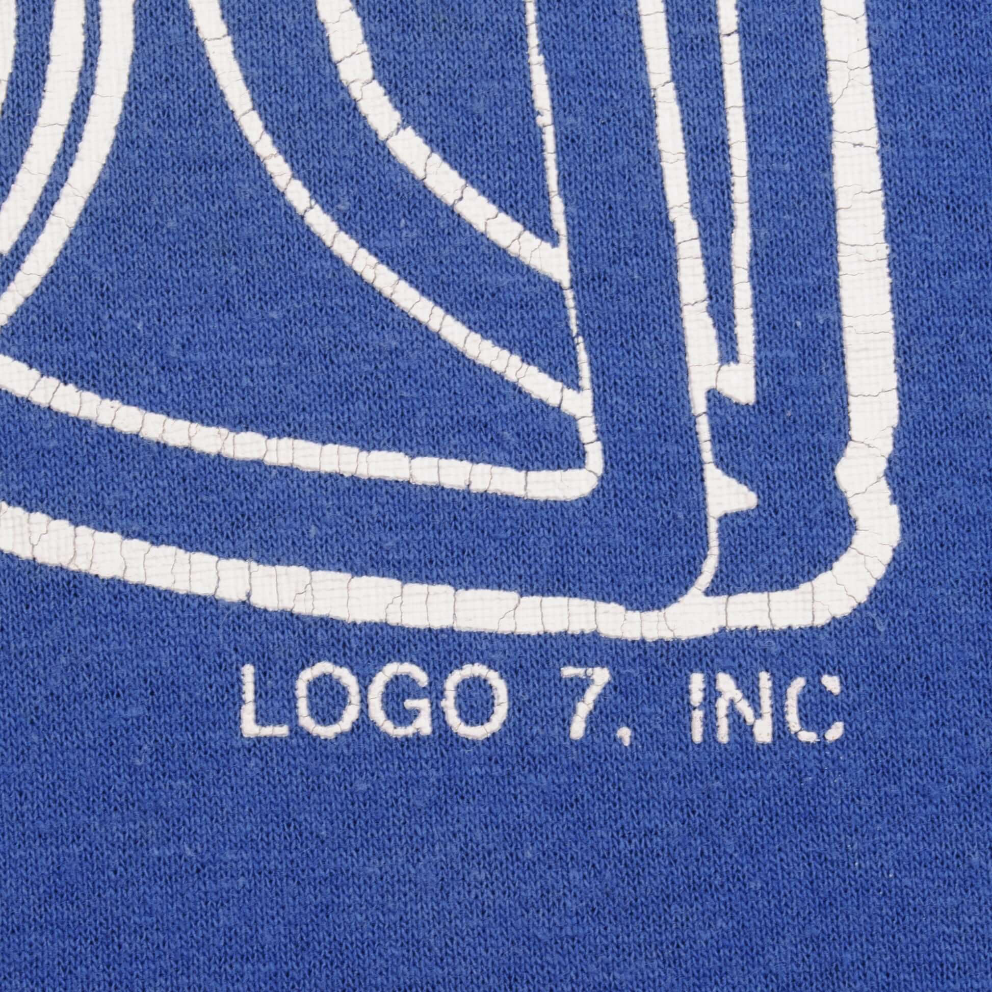 Vintage NFL Los Angeles Rams Tee Shirt Early 1990S Size Large With Single Stitch Sleeves 