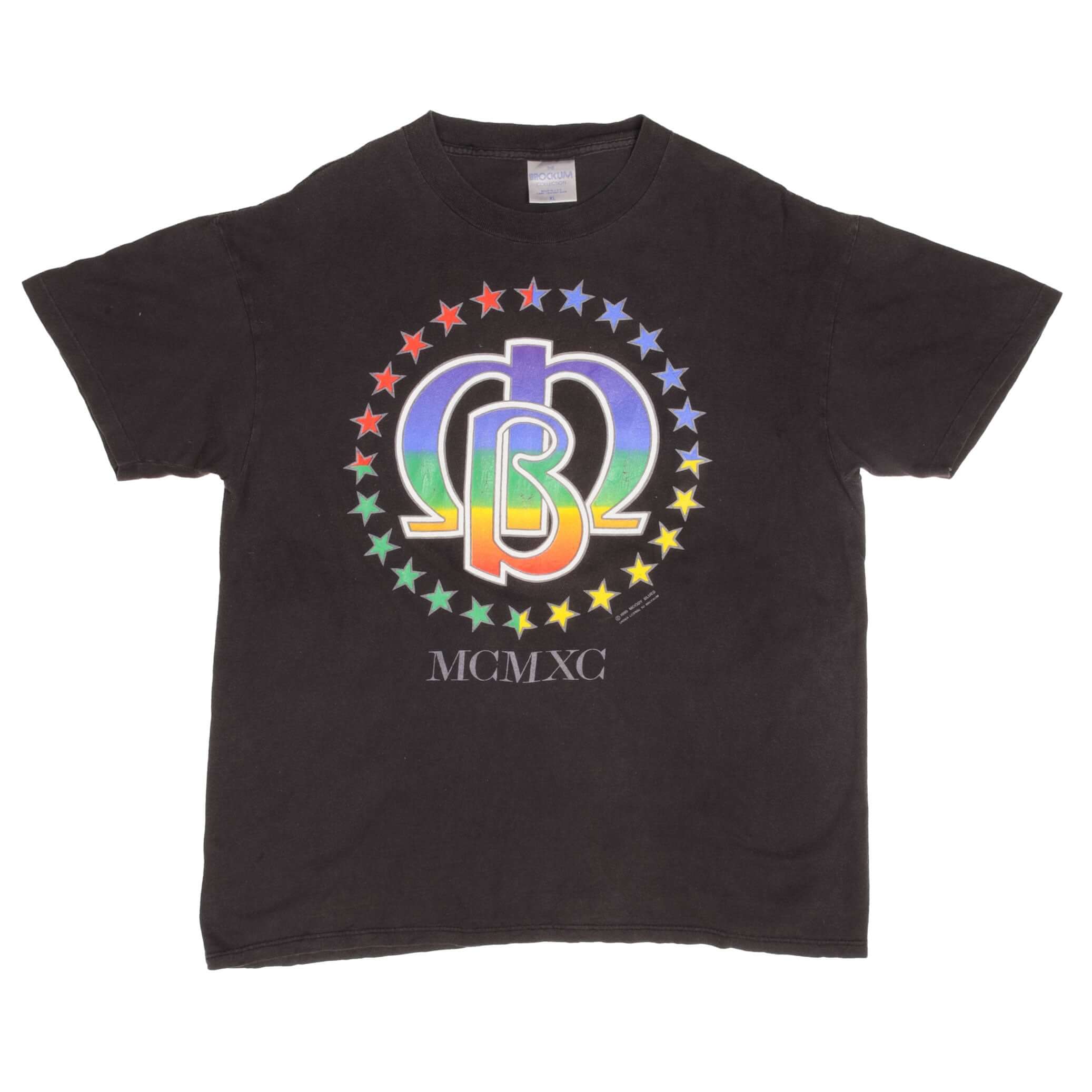 Vintage The Moody Blues 1990 Tee Shirt Size Large Made In USA With Single Stitch Sleeves