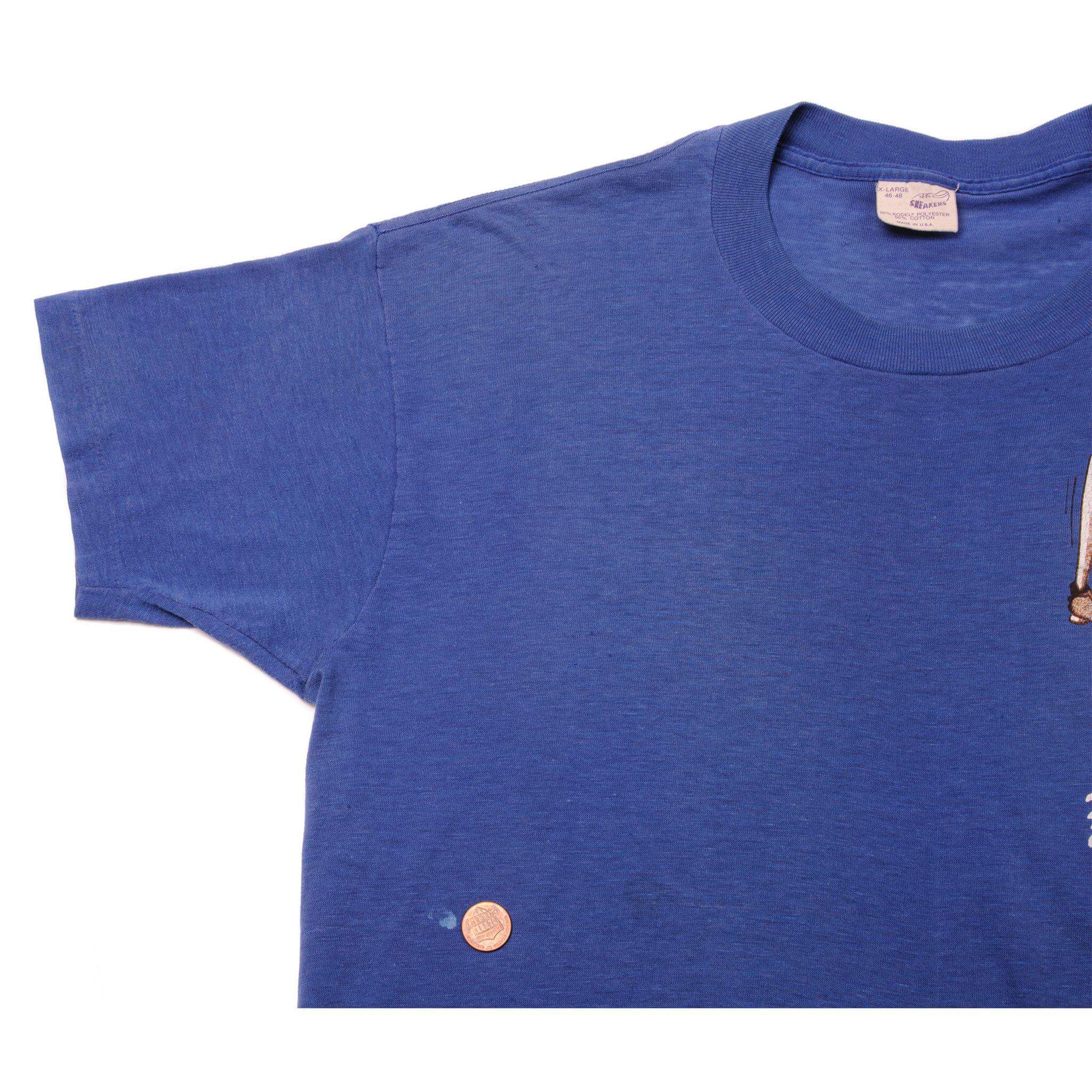 VINTAGE MiLB BUFFALO BISONS TEE SHIRT SIZE LARGE MADE IN USA EARLY 1980s