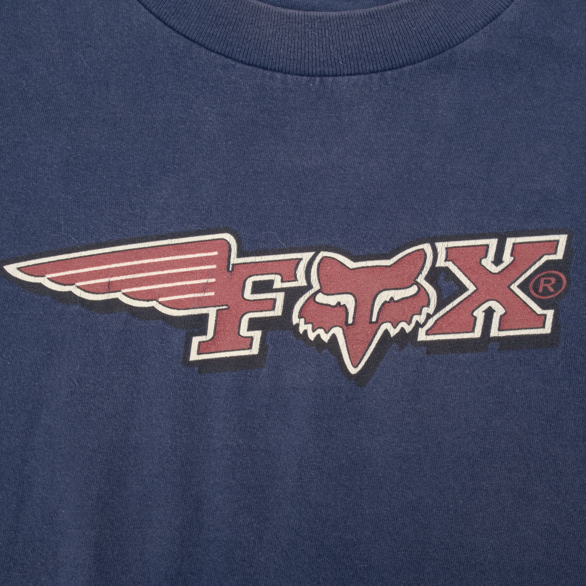 VINTAGE FOX MX MOTOCROSS RACING 1990S TEE SHIRT LARGE MADE USA