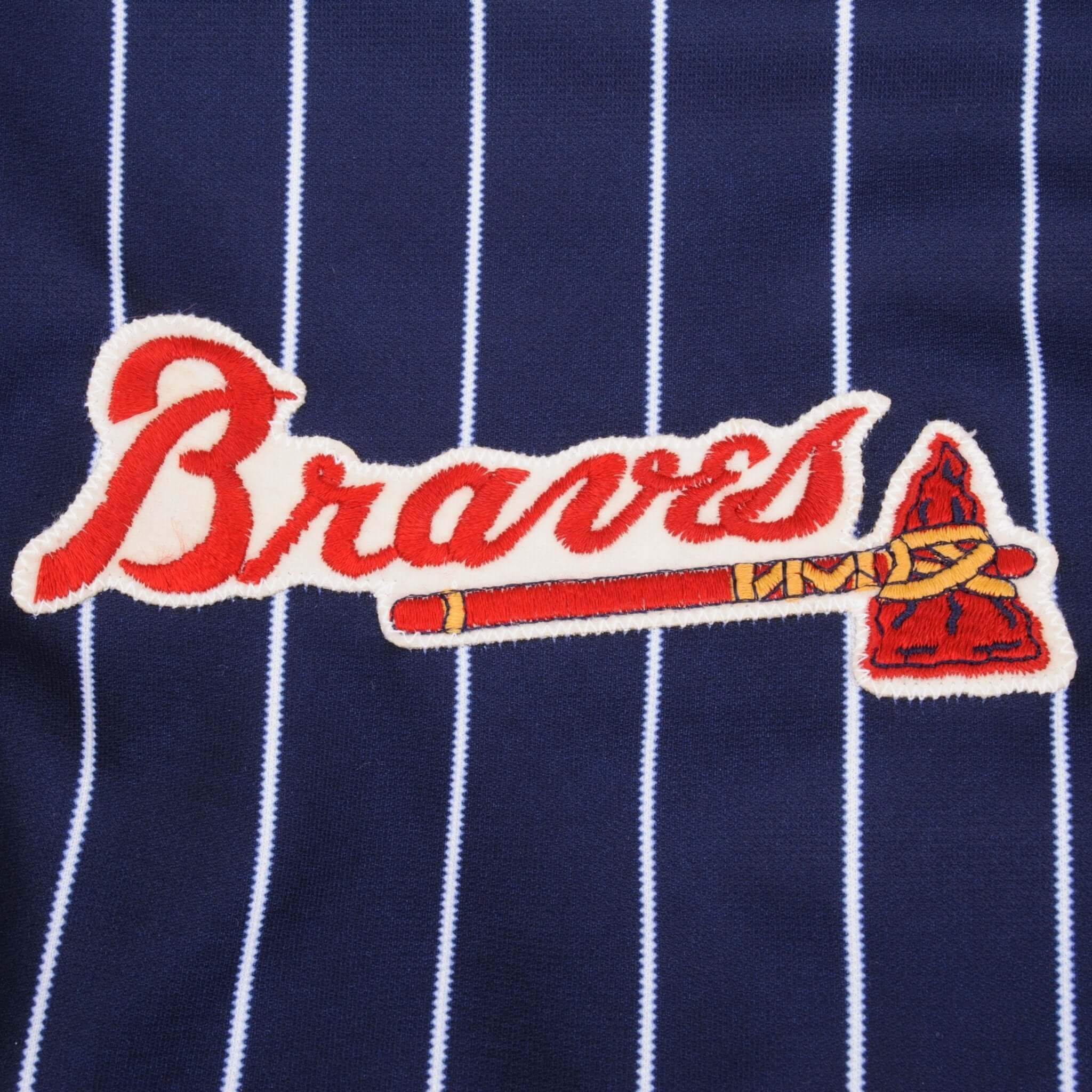 Vintage MLB Atlanta Braves Varsity Jacket Size Large Made In Usa