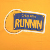 Vintage California Runnin 1974 Hanes Tee Shirt Size Large Made In USA With Single Stitch Sleeves