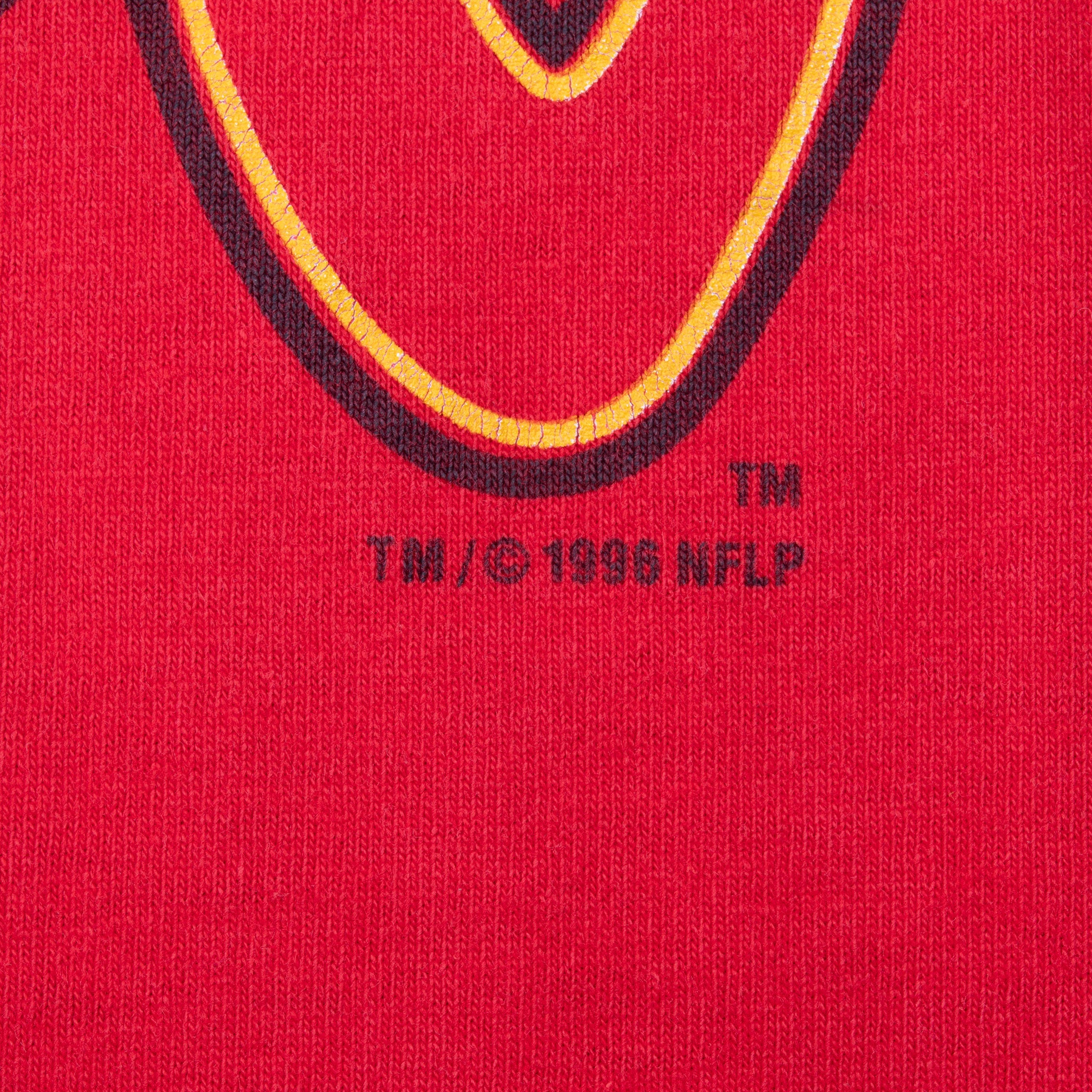 VINTAGE NFL KANSAS CITY CHIEFS 1996 TEE SHIRT XL MADE IN USA