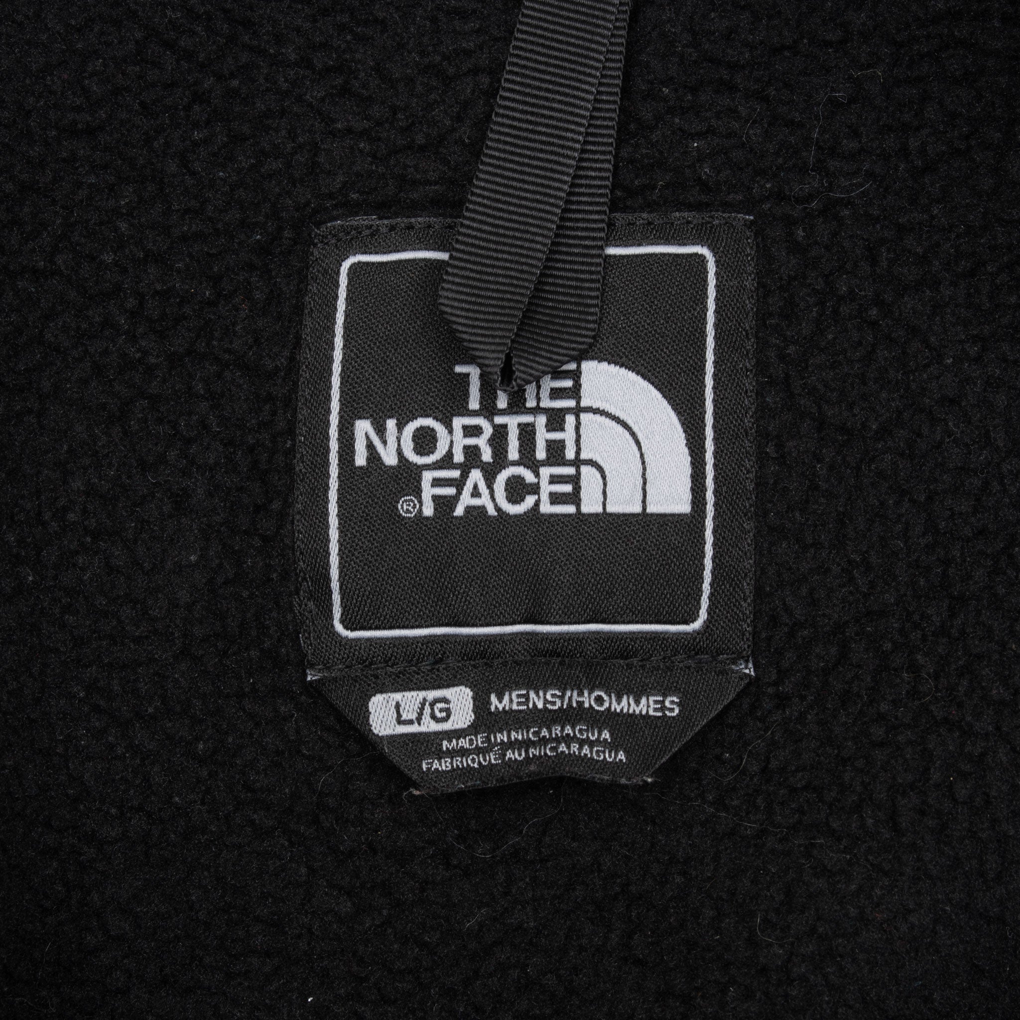 VINTAGE THE NORTH FACE DENALI BLACK FLEECE VEST JACKET LARGE