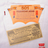 Beautiful White Levis 501 Jeans 1993 Made in USA.  Size on Tag 33X32  Back Button #524