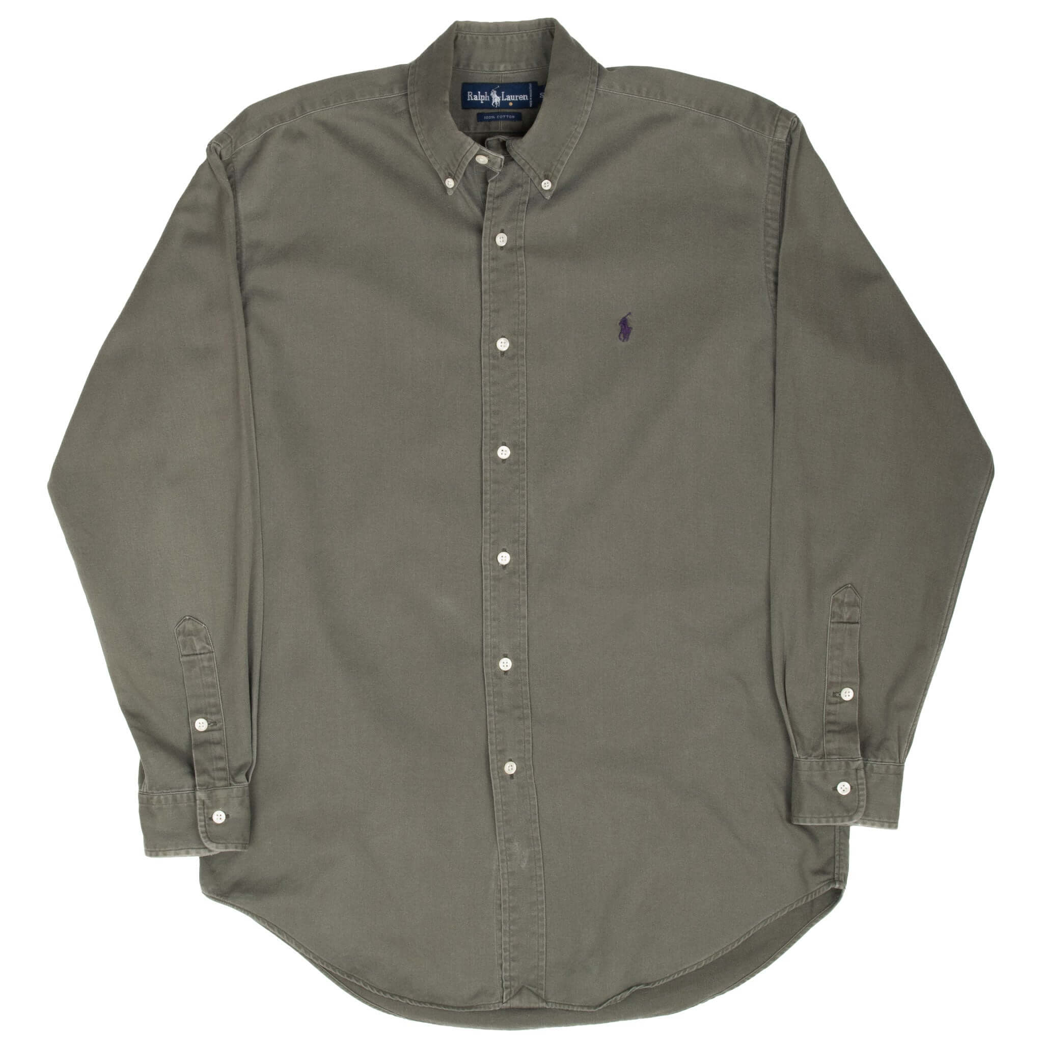 Vintage Ralph Lauren Green Shirt 1990S Size Small