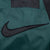Vintage Nike Green Black Windbreaker Jacket 1990S Size Medium