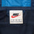 Vintage Nike Classic Swoosh Blue Pullover Windbreaker Hooded Jacket 1990S Size XL