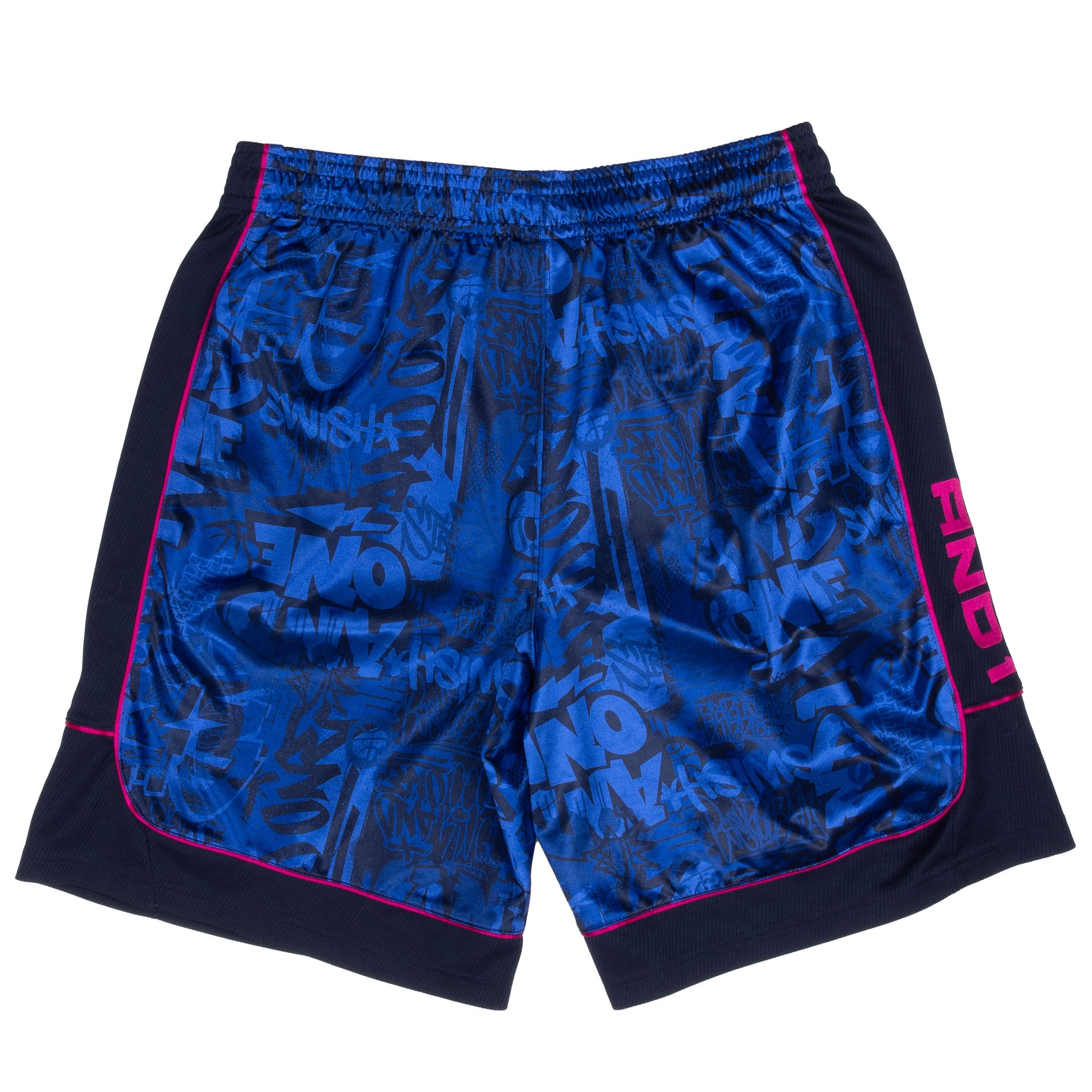 Vintage Blue All Over Print And1 Basketball Shorts 1990S Size XL