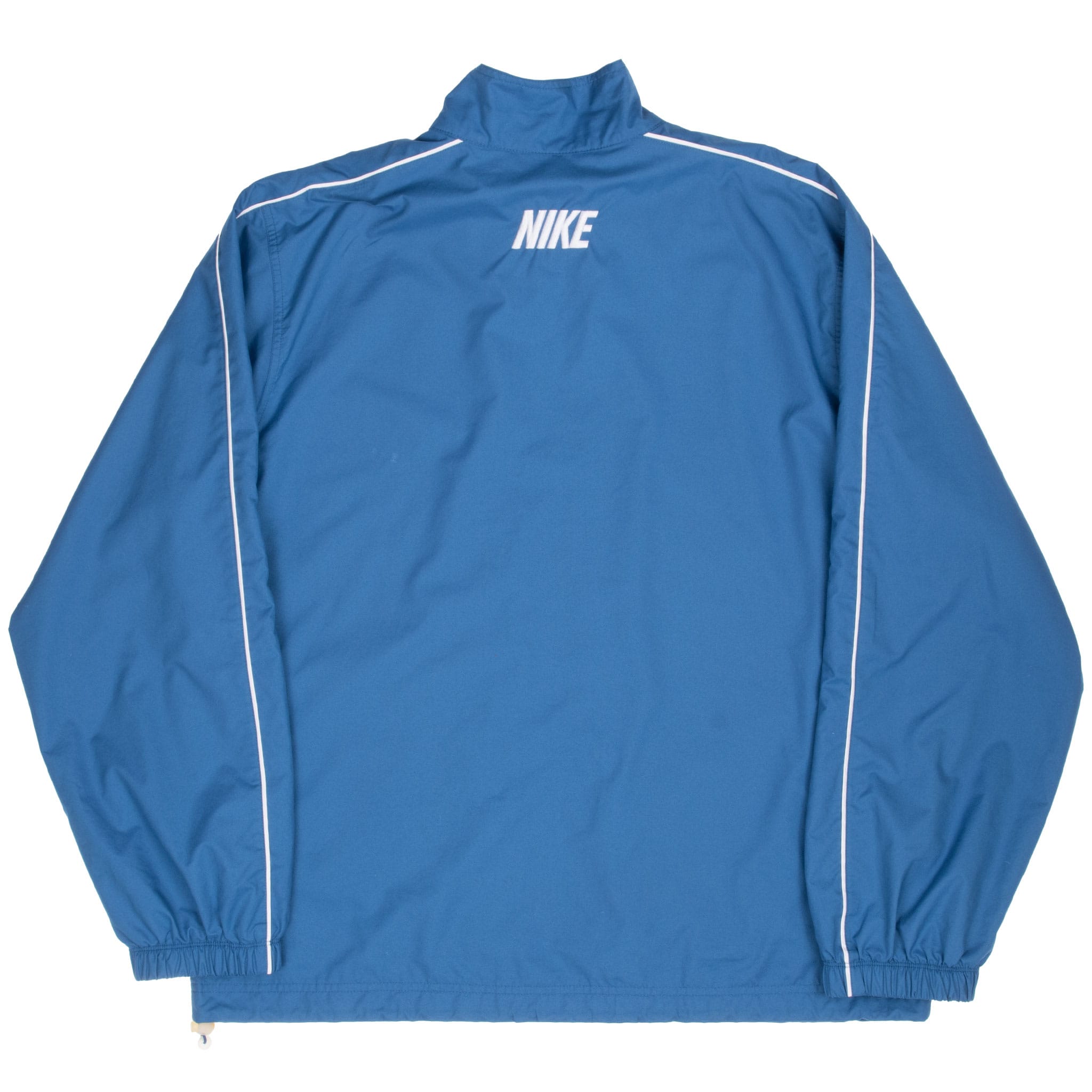 Vintage Nike Classic Swoosh Blue Windbreaker Jacket 2000S Size XL