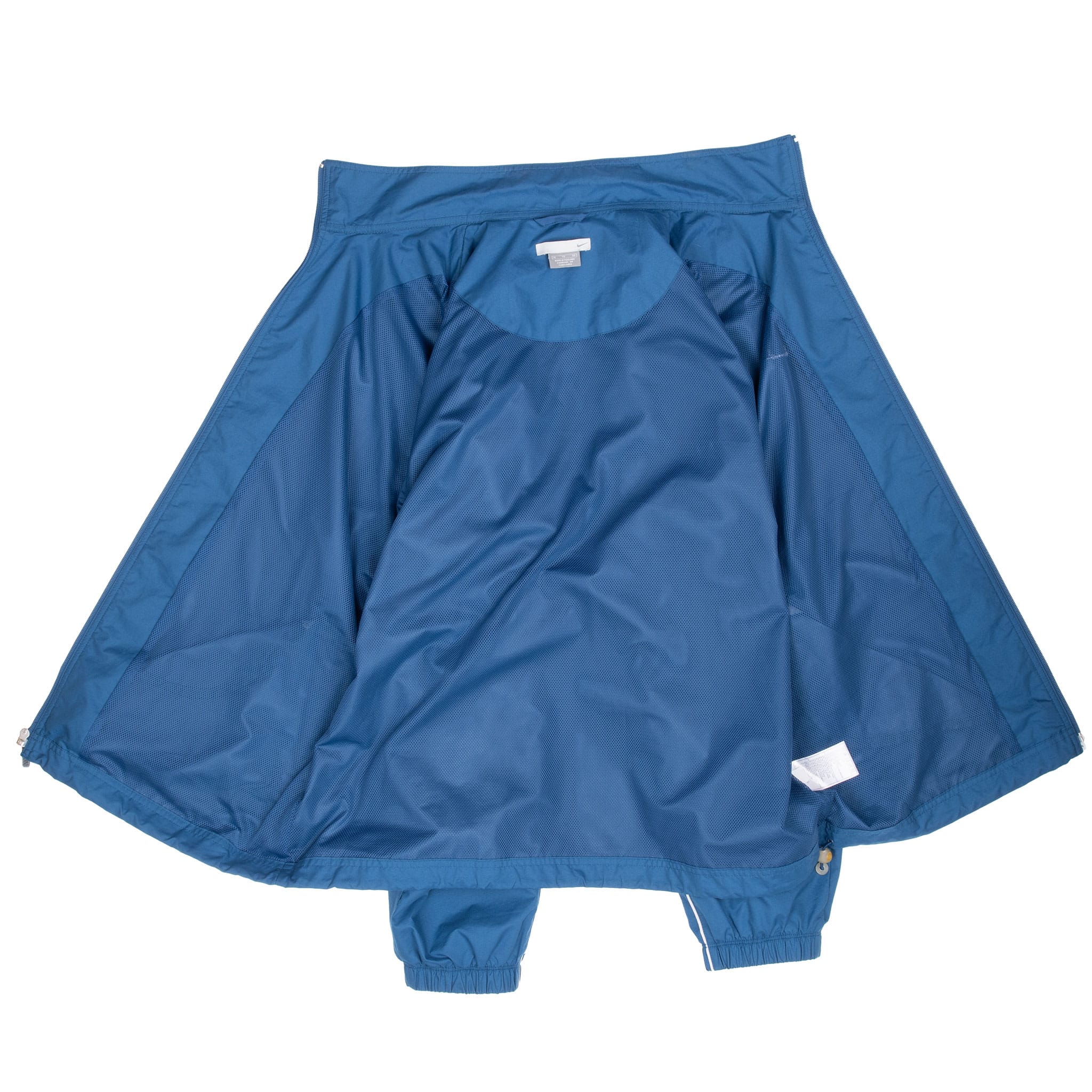 Vintage Nike Classic Swoosh Blue Windbreaker Jacket 2000S Size XL