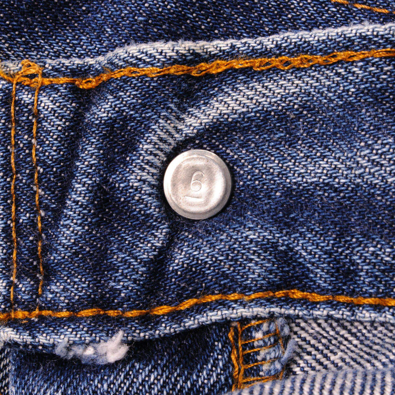 VINTAGE LEVIS 501 JEANS INDIGO 1970-1985 WITH SELVEDGE SIZE W35 L29 MADE IN USA