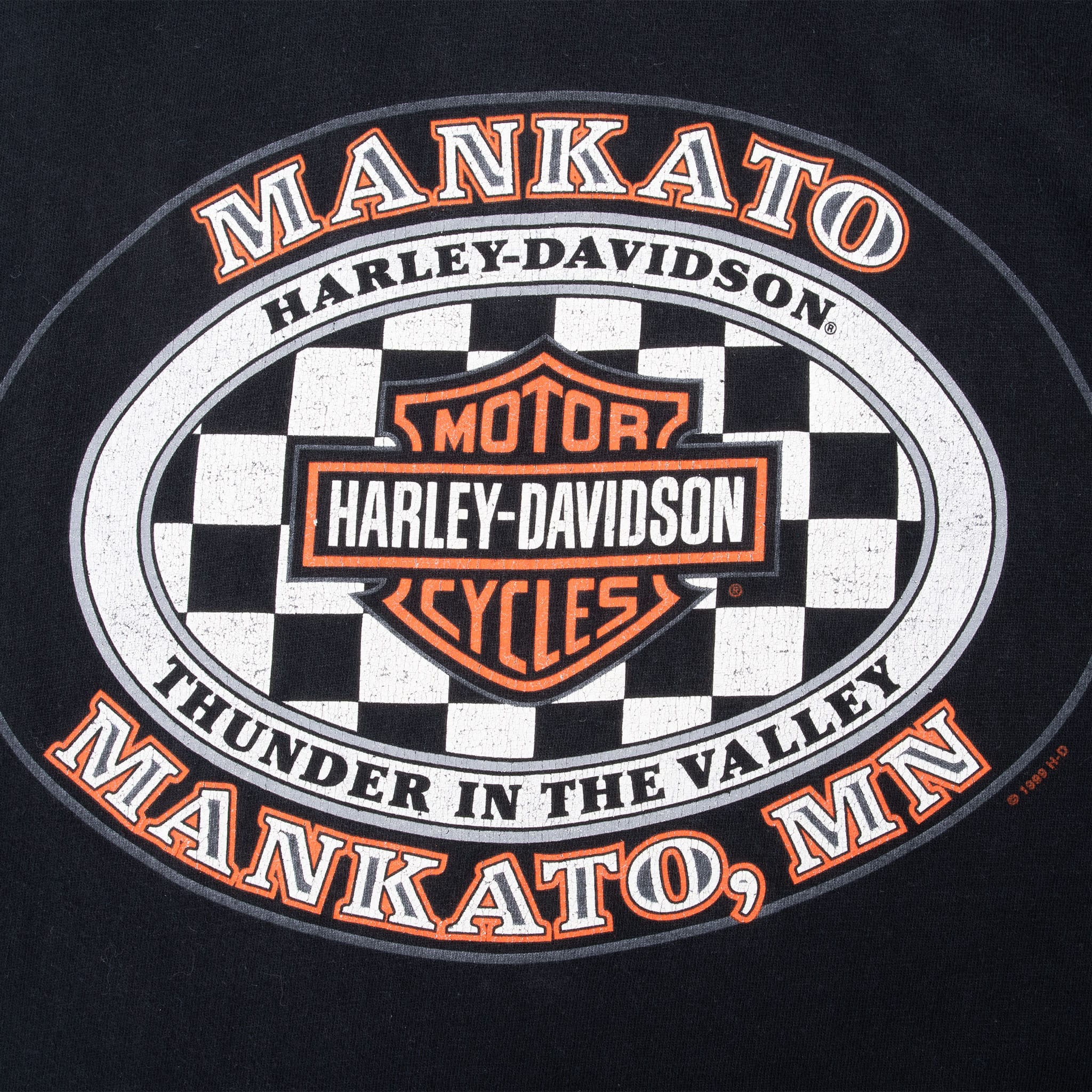 Vintage Harley Davidson Mankato Minnesota Tee Shirt 2001 Size XL Made In Usa