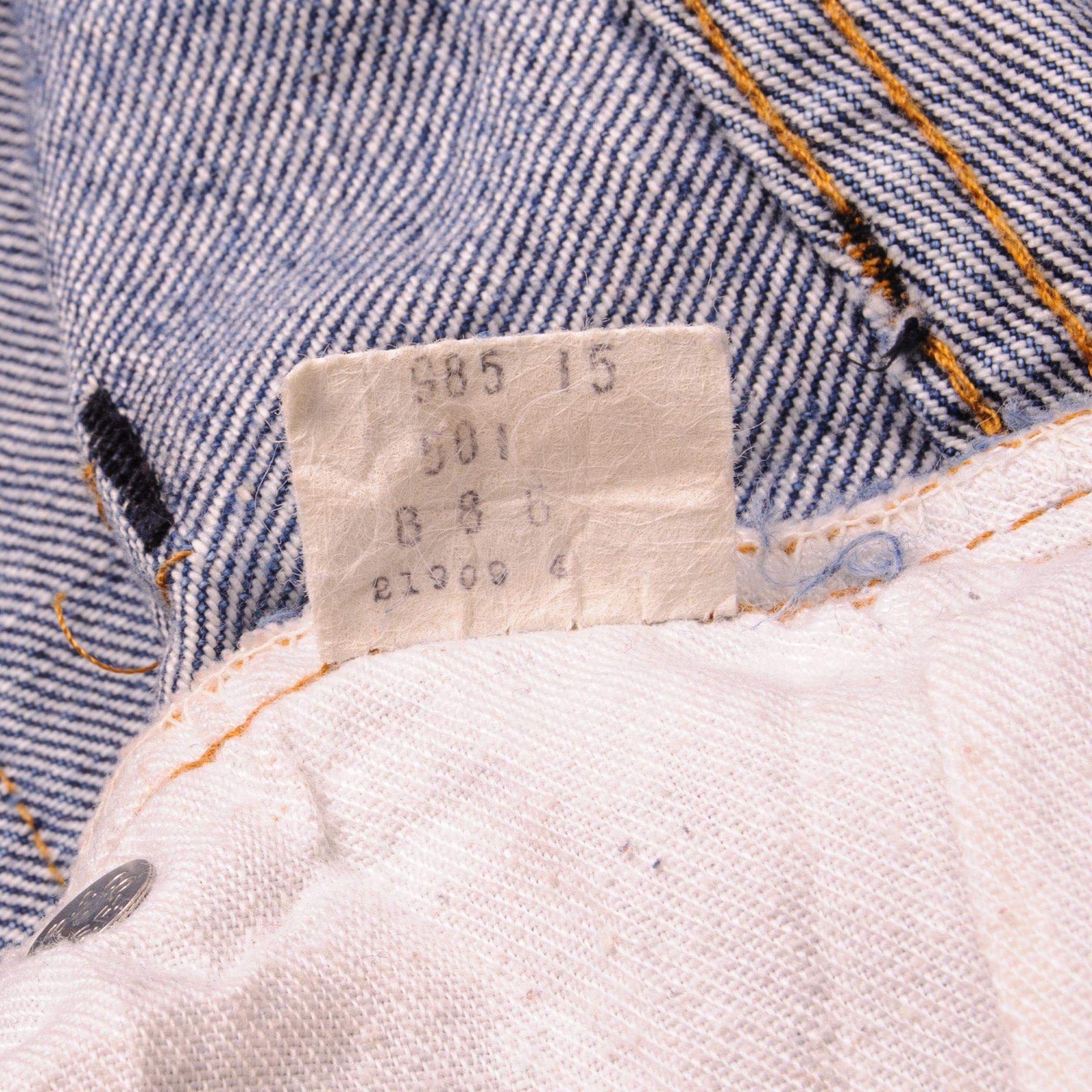 Vintage Label Tag Levi's 1970-1985 70s 80s 1970s 1980s