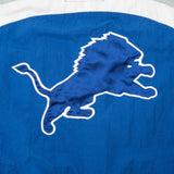Vintage Nfl Detroit Lions Reebok Windbreaker Jacket Size Medium