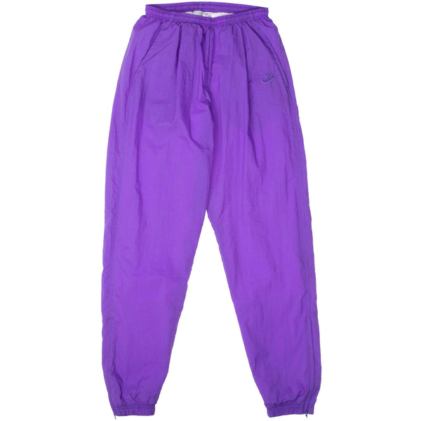 Vintage Nike Purple Track Pants Early 1990S Size Medium Woman