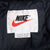 Vintage Nike Big Swoosh Black Windbreaker Jacket 1990S Size XL Women