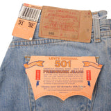 Beautiful Beige Levis 501 Jeans 1993 Made in USA.  Size on Tag 30X32  Back Button #695Beautiful Blue Levis 501 Jeans 1993   Size on Tag 31X32  Back Button #913