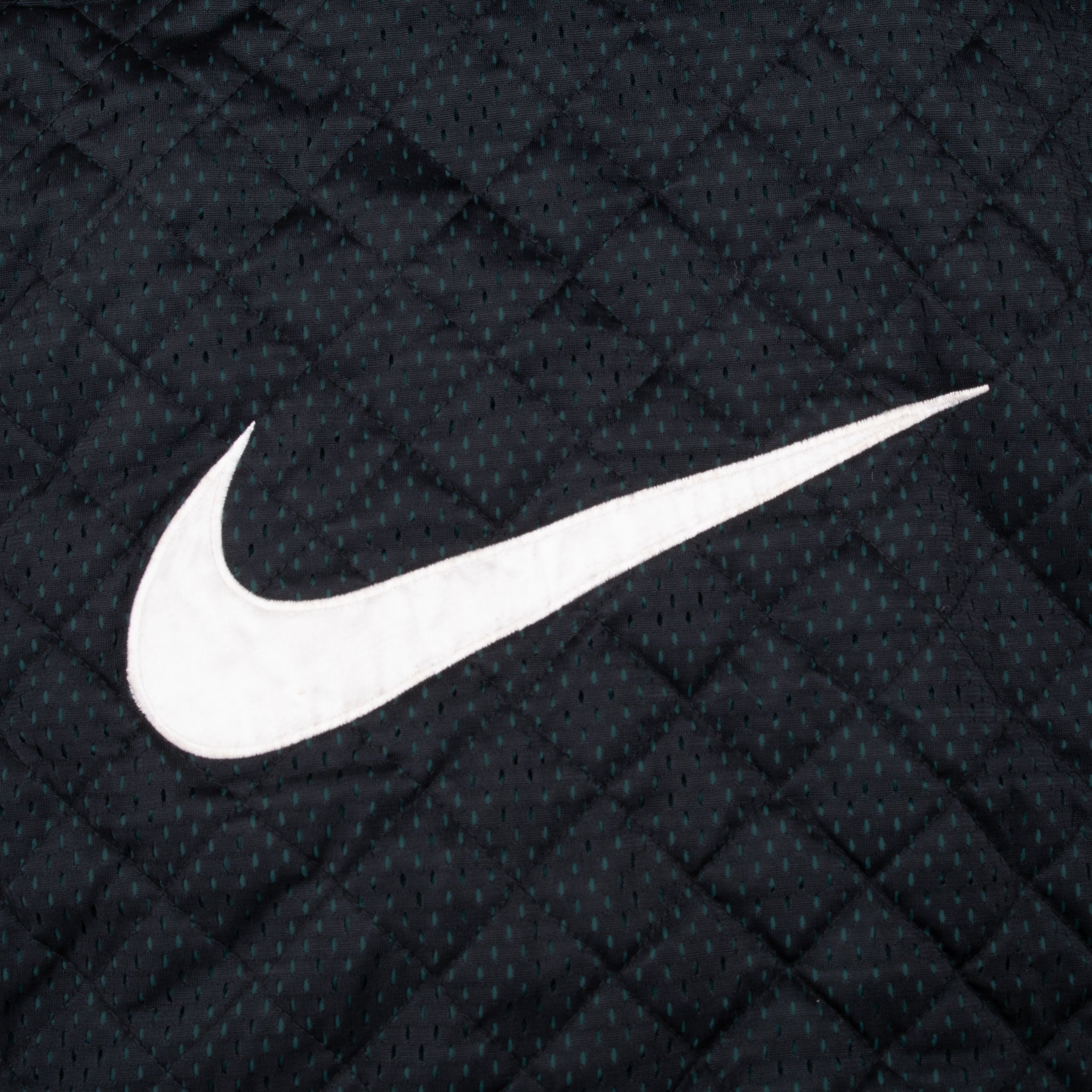 Vintage Nike Big Swoosh Black Windbreaker Jacket 1990S Size XL Women