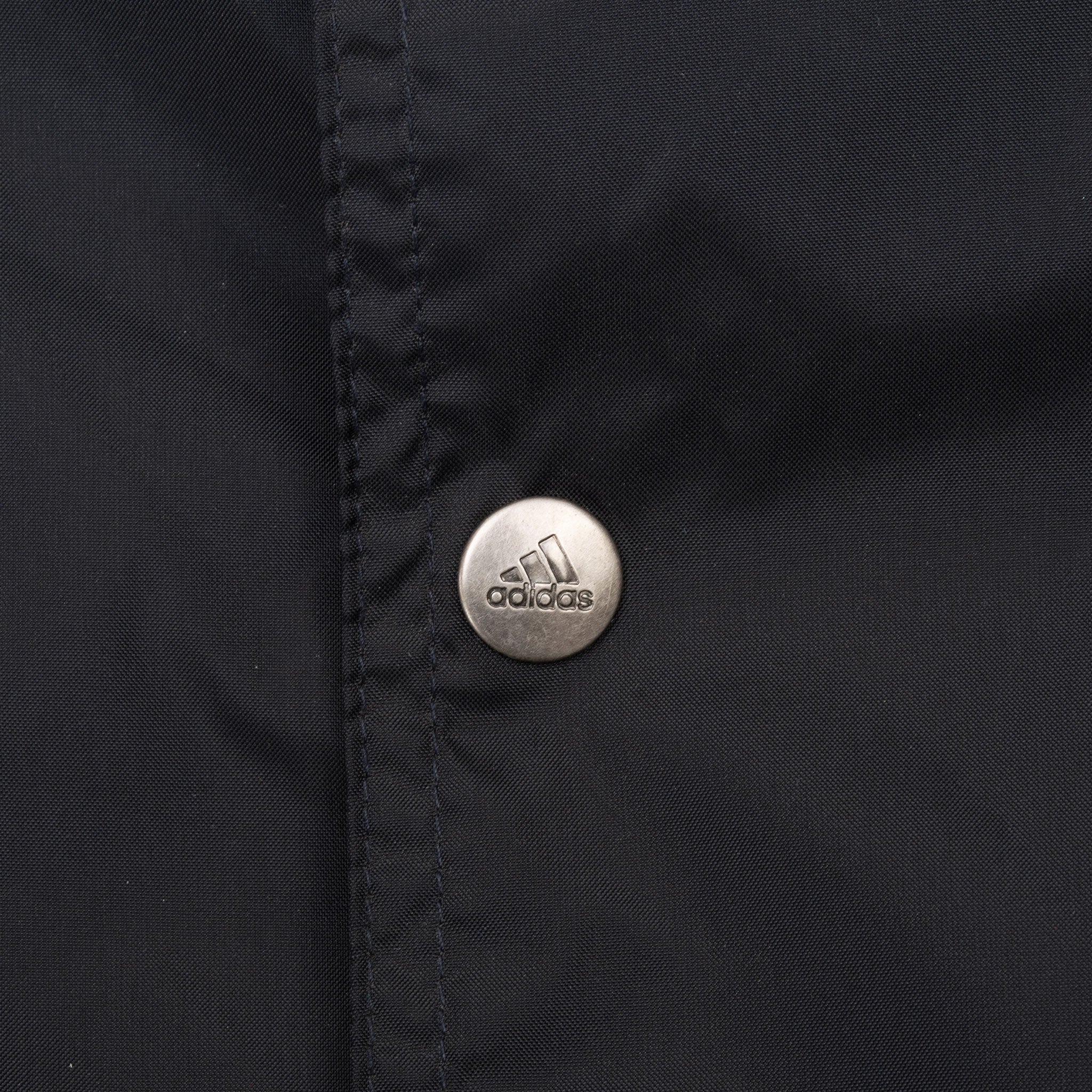 Vintage Adidas Black Windbreaker Jacket 1990S Size XL