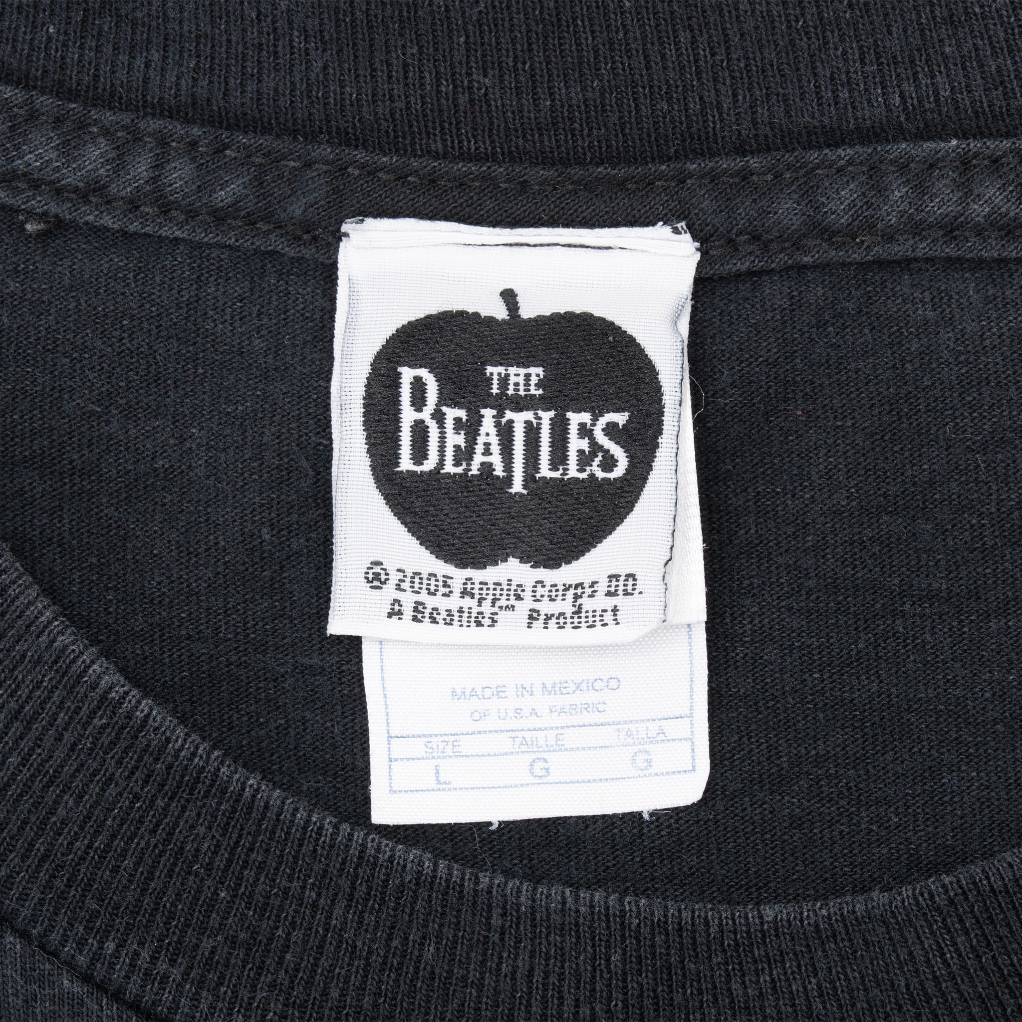 Vintage With The Beatles 2005 Tee Shirt Size Large